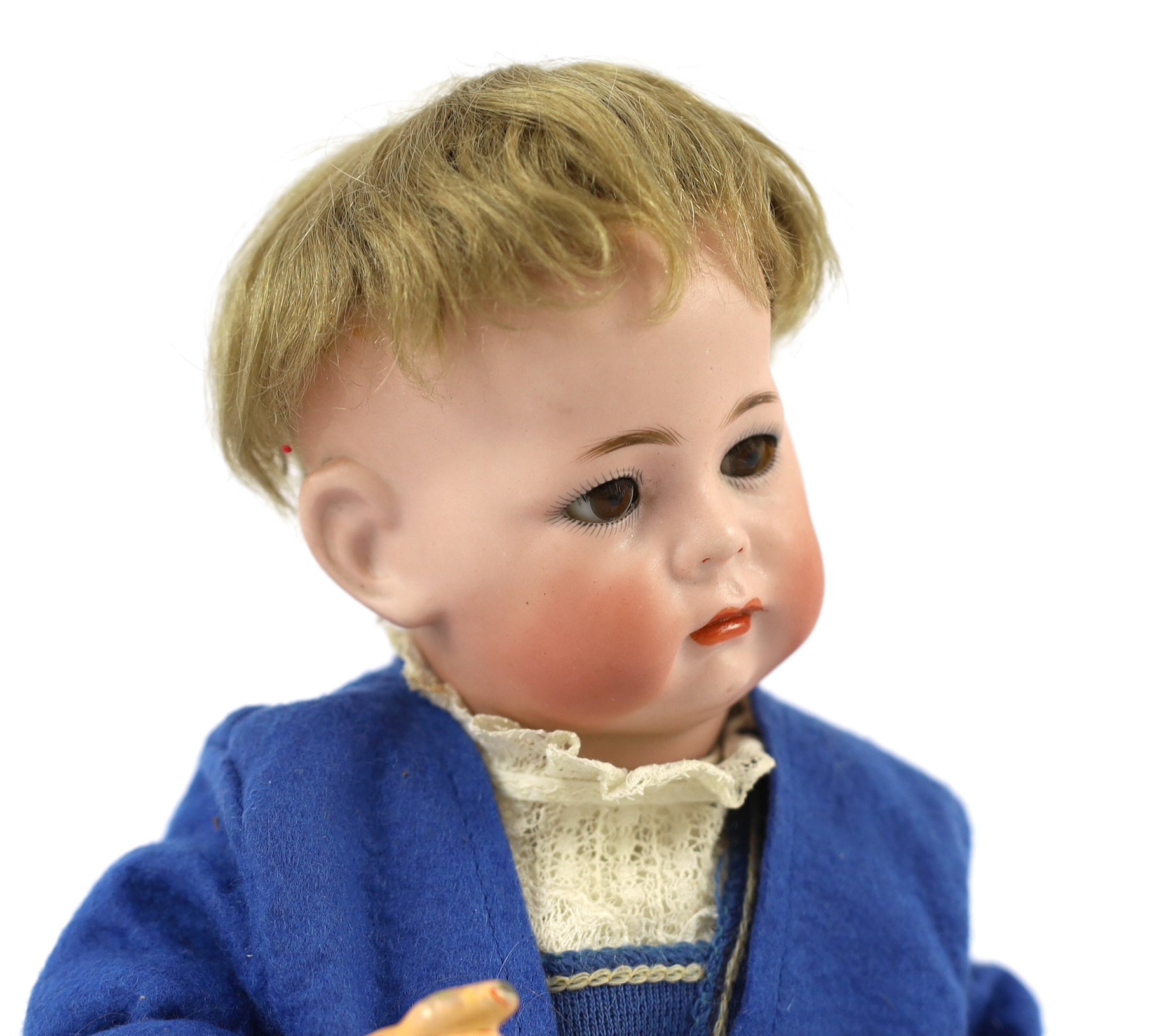 A Kammer & Reinhardt / Simon & Halbig bisque character doll, German, circa 1911, 13in.